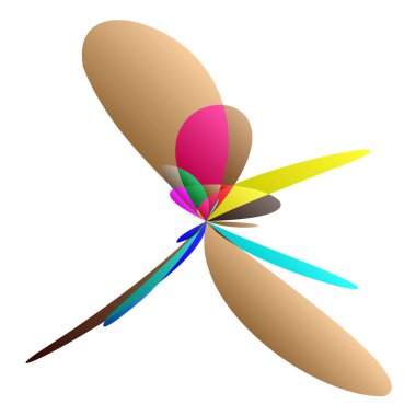 Soyut düğüm tasarım ögesi. Rastgele kesişen çizgiler karalama, karalama çizimi, hisse senedi vektör çizimi, klip sanatları grafikleri.