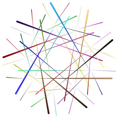 Geometrik Soyut Radyasyon Grafiği. Dairesel voltaj, sarmal. Soyut geometrik spiral, girdap ve dönüş. Stock vektör illüstrasyonu, Clip sanat grafikleri.