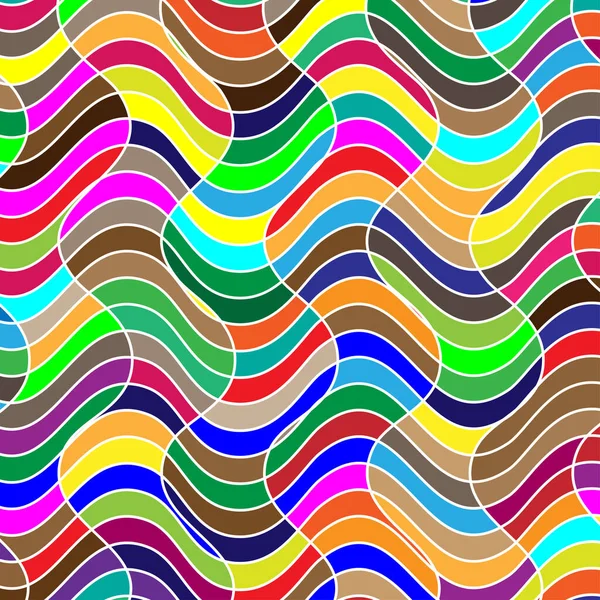 Wellen Wellen Wellenlinien Streifen Hintergrundvektordesign Element Lagervektorillustration Clip Art Grafiken — Stockvektor