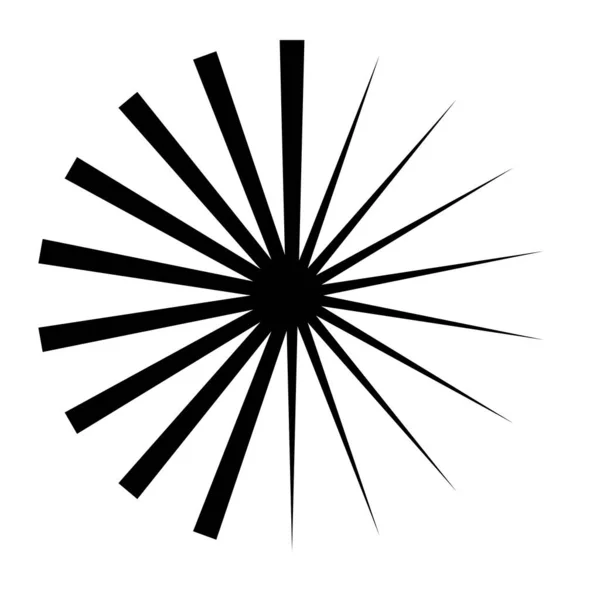 Геометрический Абстрактный Радиальный Графический Элемент Циркулярный Объём Спираль Абстрактная Геометрическая — стоковый вектор