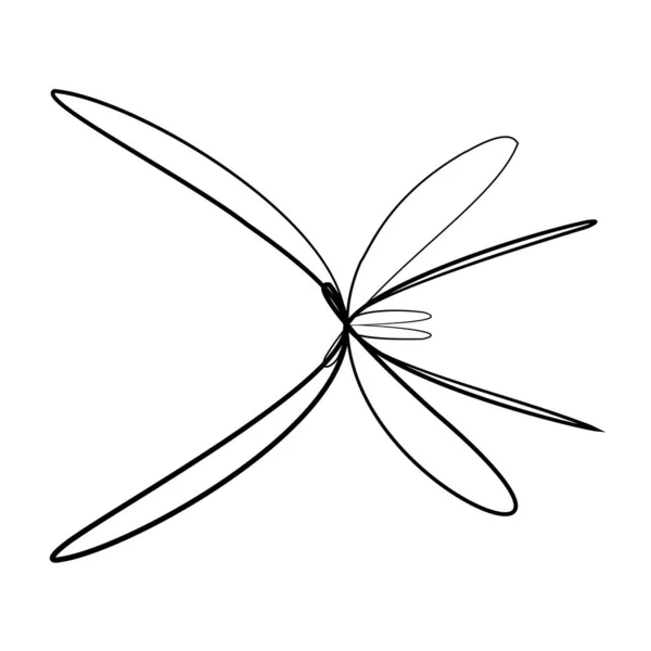 Objętość Helisa Spiralny Symbol Motyw Ikony Okrągłe Promieniowe Drgawki Linii — Wektor stockowy