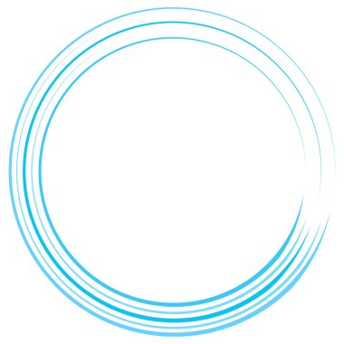 Geometrik dairesel spiral, girdap ve dönüş. Koklear, girdap, volt biçimli vektör illüstrasyonu, Clip sanat grafikleri.