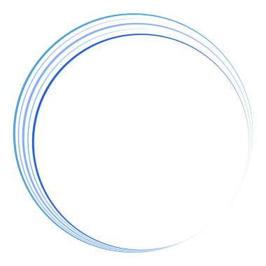 Geometrik dairesel spiral, girdap ve dönüş. Koklear, girdap, volt biçimli vektör illüstrasyonu, Clip sanat grafikleri.