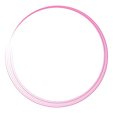 Geometrik dairesel spiral, girdap ve dönüş. Koklear, girdap, volt biçimli vektör illüstrasyonu, Clip sanat grafikleri.