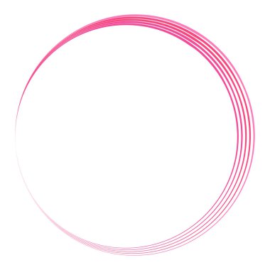 Geometrik dairesel spiral, girdap ve dönüş. Koklear, girdap, volt biçimli vektör illüstrasyonu, Clip sanat grafikleri.