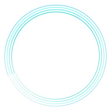 Geometrik dairesel spiral, girdap ve dönüş. Koklear, girdap, volt biçimli vektör illüstrasyonu, Clip sanat grafikleri.