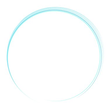 Geometrik dairesel spiral, girdap ve dönüş. Koklear, girdap, volt biçimli vektör illüstrasyonu, Clip sanat grafikleri.