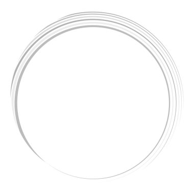 Geometrik dairesel spiral, girdap ve dönüş. Koklear, girdap, volt biçimli vektör illüstrasyonu, Clip sanat grafikleri.