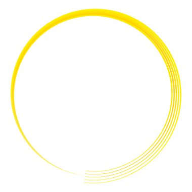 Geometrik dairesel spiral, girdap ve dönüş. Koklear, girdap, volt biçimli vektör illüstrasyonu, Clip sanat grafikleri.