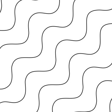Dalgalı, dalgalı, dalga çizgileri, çizgili arka plan vektör tasarım elemanı Stok vektör çizimi, Clip-art grafikleri.