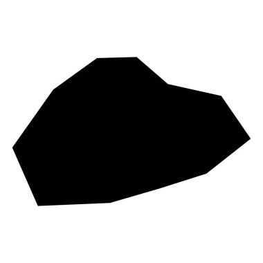 Kenarlı, geometrik taş, çakıl taşı şekilleri. Basit, açılı, açılı element siluetleri. Çatlak kaya şekilleri, duvarcılık için külçeler, taş işçiliği konseptleri, temalar.