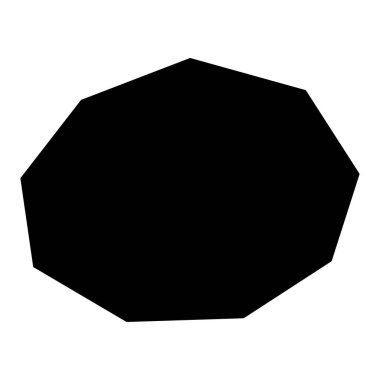 Kenarlı, geometrik taş, çakıl taşı şekilleri. Basit, açılı, açılı element siluetleri. Çatlak kaya şekilleri, duvarcılık için külçeler, taş işçiliği konseptleri, temalar.