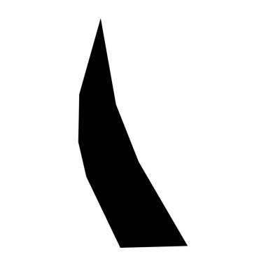 Kenarlı, geometrik taş, çakıl taşı şekilleri. Basit, açılı, açılı element siluetleri. Çatlak kaya şekilleri, duvarcılık için külçeler, taş işçiliği konseptleri, temalar.