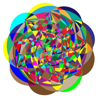 Renkli rastgele karışık karışım, karışım ya da karışım deseni, doku vektör illüstrasyonu Stok vektör illüstrasyonu, Clip sanat grafikleri.