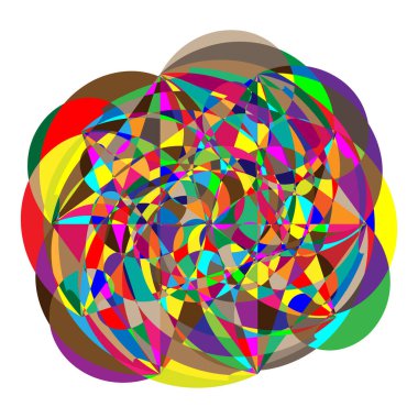 Renkli rastgele karışık karışım, karışım ya da karışım deseni, doku vektör illüstrasyonu Stok vektör illüstrasyonu, Clip sanat grafikleri.