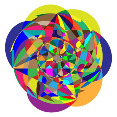 Renkli rastgele karışık karışım, karışım ya da karışım deseni, doku vektör illüstrasyonu Stok vektör illüstrasyonu, Clip sanat grafikleri.