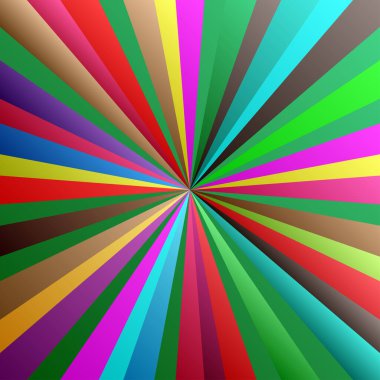 Işınlar, ışınların kesişme çizgileri. Radyal Radyasyon Çizgileri, Çizgiler Stok illüstrasyonu, Clip Sanatı Grafikleri.