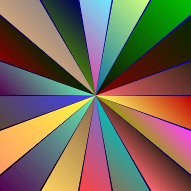 Işınlar, ışınların kesişme çizgileri. Radyal Radyasyon Çizgileri, Çizgiler Stok illüstrasyonu, Clip Sanatı Grafikleri.