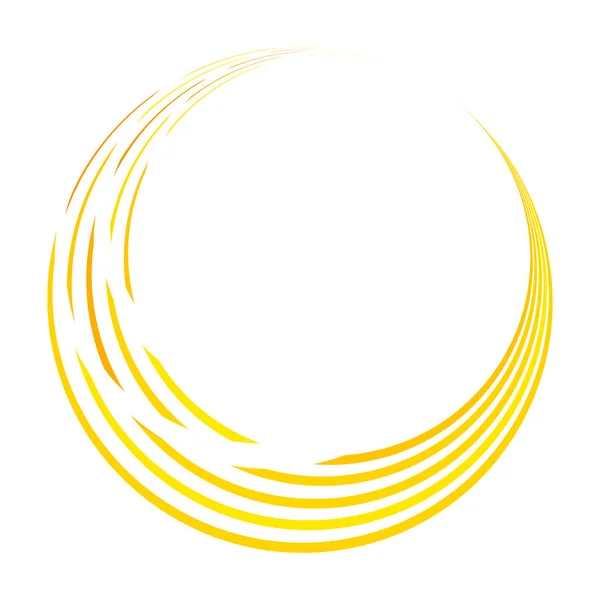 Espiral Geométrica Circular Remolino Giro Cochlear Vórtice Forma Voluta Stock — Vector de stock