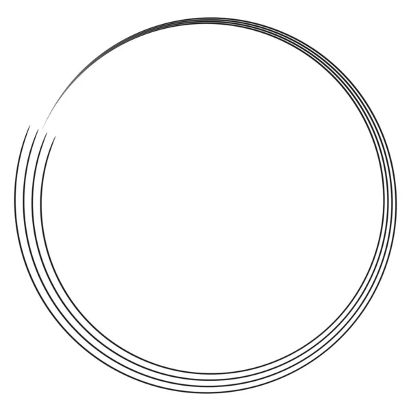 Geometrische Cirkelvormige Spiraal Wervelend Draaiend Cochleaire Vortex Volumevorm Voorraad Vector — Stockvector