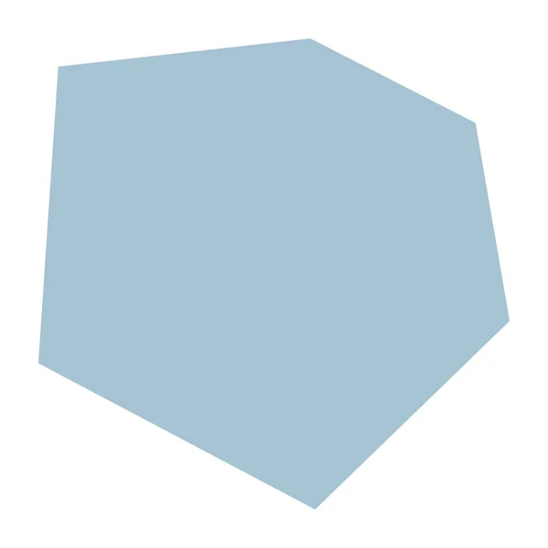 Éles Geometriai Kavics Formák Egyszerű Alapvető Szögletes Szögletes Elem Sziluett — Stock Vector