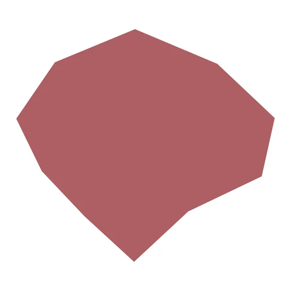 Edgy Geometric Stone Pebble Shapes Simple Basic Angular Angled Element — Stock Vector