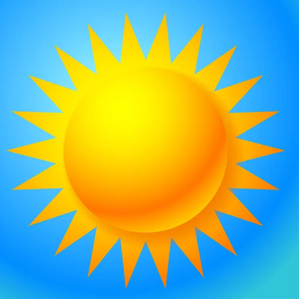 太陽のクリップアート 太陽のグラフィック シンボルまたはアイコンベクトルストック図 クリップアートグラフィックス — ストックベクタ