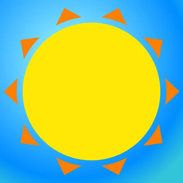 Pintura Solar Gráficos Sol Logotipo Símbolo Vetor Ícone Ilustração Vetor — Vetor de Stock