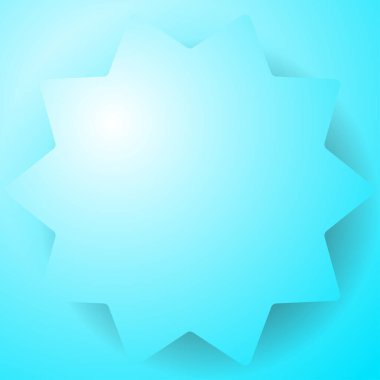 Yıldız patlaması, güneş patlaması rozeti, fok şeklinde. Dairesel pankart, fiyat etiketi, etiket vektör illüstrasyonu Stok vektör illüstrasyonu, Clip sanat grafikleri.