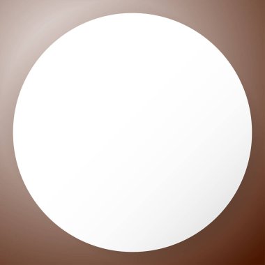 Boş / boş uzay vektör illüstrasyonlu çember, küre, Clip sanatsal grafikleri.