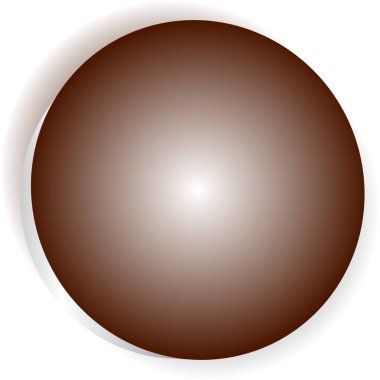 Boş / boş uzay vektör illüstrasyonlu çember, küre, Clip sanatsal grafikleri.