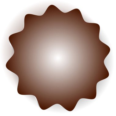 Yıldız patlaması, güneş patlaması rozeti, fok şeklinde. Dairesel pankart, fiyat etiketi, etiket vektör illüstrasyonu Stok vektör illüstrasyonu, Clip sanat grafikleri.