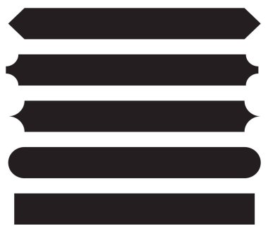 Farklı pankart, plaket, etiket veya etiket vektör tasarımı ögesi Stok vektör illüstrasyonu, Clip sanat grafikleri.