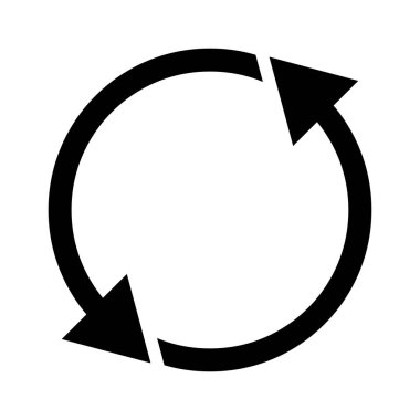 Dairesel, daire şeklinde ok CCW, CW serisi Stok çizimi, Clip sanatı grafikleri.