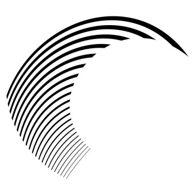 Soyut dalgalı, dalgalı, dalgalı çizgi vektör elementi