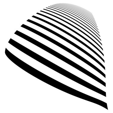 Soyut dalgalı, dalgalı, dalgalı çizgi vektör elementi