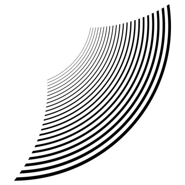 Soyut dalgalı, dalgalı, dalgalı çizgi vektör elementi