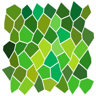 Tessellasyon, Rastgele, Düzensiz Mozaik fayanslar, Taşlar, Taşlama Şablonu, Arkaplan - Stok vektör çizimi, klip- sanat grafikleri