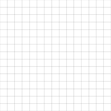 Kusursuz, tekrarlanabilir kareler ızgarası, ağ, çizim kağıdı deseni, Düzenli kafes, ızgara, Trellis ve ince çizgili ızgara - stok vektör illüstrasyonu, klip- sanat