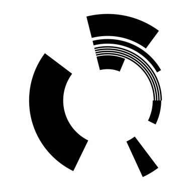 Soyut vektör çemberi arkaplan tasarımı