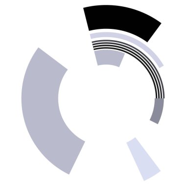 Soyut vektör çemberi arkaplan tasarımı