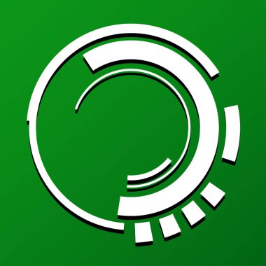 Soyut vektör çemberi arkaplan tasarımı