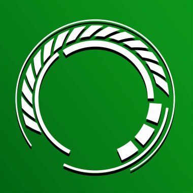 Soyut vektör çemberi arkaplan tasarımı