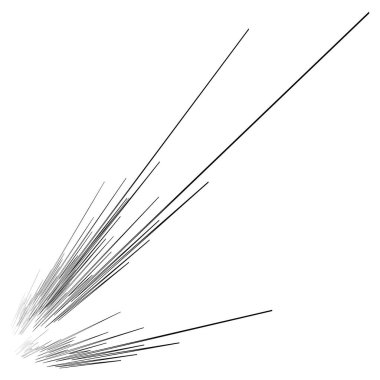 Bakış açısında radikal çizgiler. Comic FX dinamik çizgileri. Havai fişek, 3 boyutlu kaybolma çizgileri