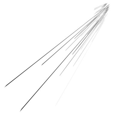 Bakış açısında radikal çizgiler. Comic FX dinamik çizgileri. Havai fişek, 3 boyutlu kaybolma çizgileri