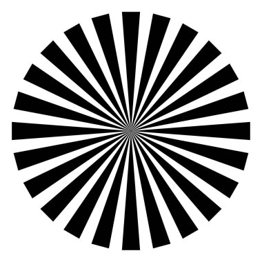 Radyal, yayılan çizgiler, çizgiler. Satırlar kare biçiminde dizayn ögesi Stok vektör illüstrasyonu, Clip sanat grafikleri birleştiriliyor.