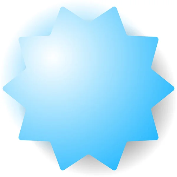 Třesk Odznak Tvar Tuleně Kruhový Banner Cenovka Vektorová Ilustrace Vektorová — Stockový vektor