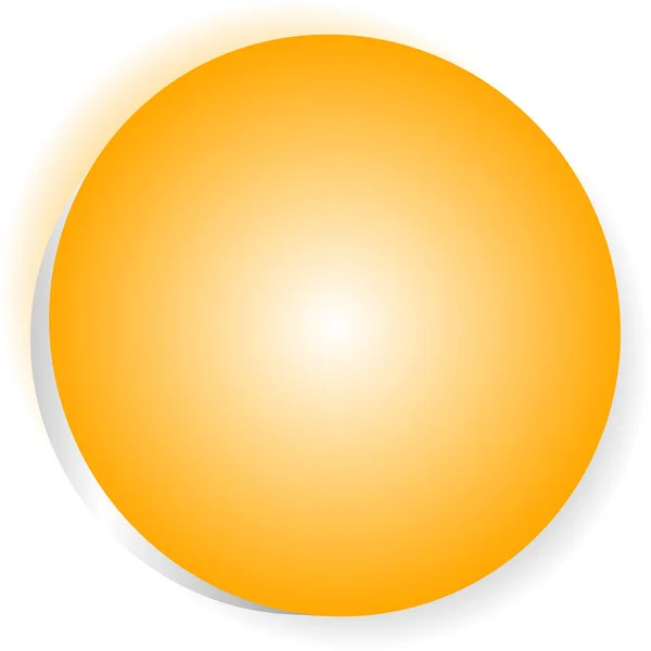 Círculo Orbe Esfera Com Espaço Branco Vazio Stock Vector Illustration — Vetor de Stock