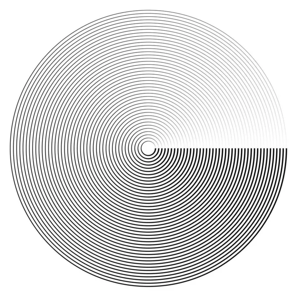 Geometrische Cirkelvormige Spiraal Wervelend Draaiend Cochleaire Vortex Volumevorm Voorraad Vector — Stockvector