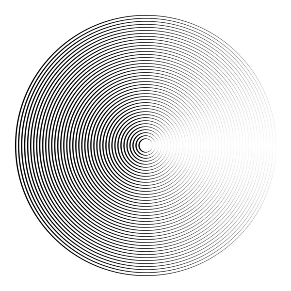 Geometrisk Cirkulär Spiral Virvla Och Virvla Cochlear Virvel Volut Form — Stock vektor